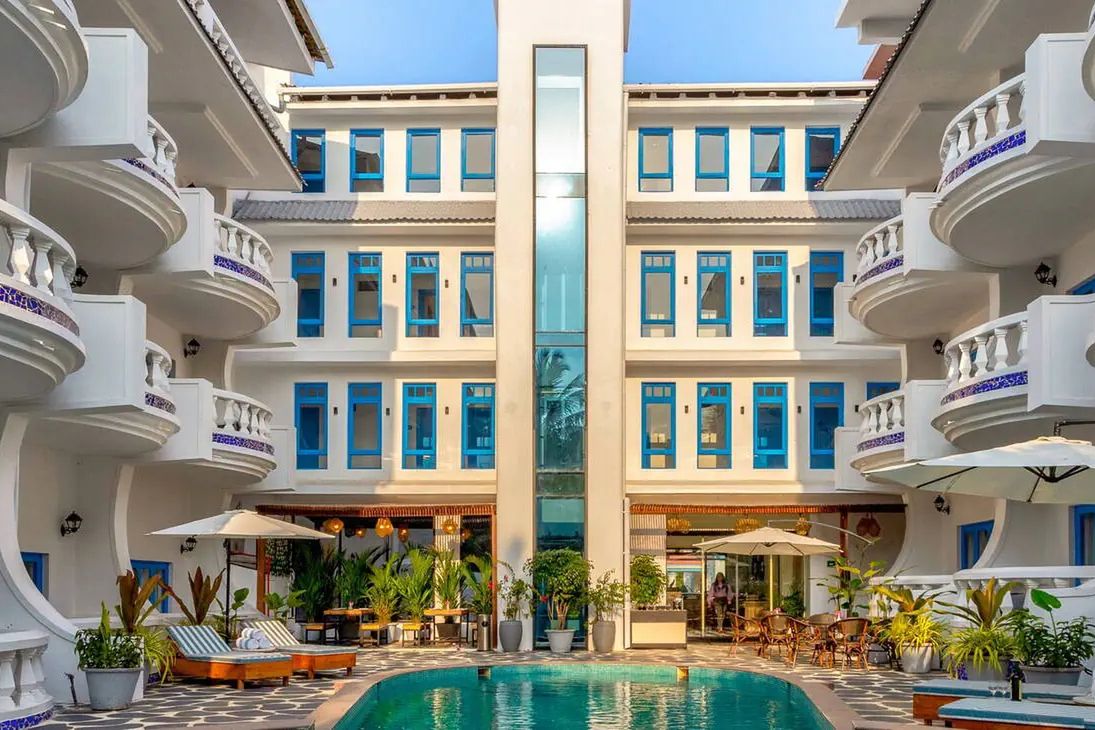 obiekt, balkon / taras, basen