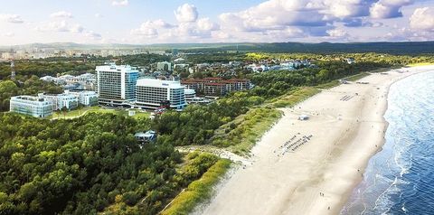 obiekt, teren hotelu, plaża