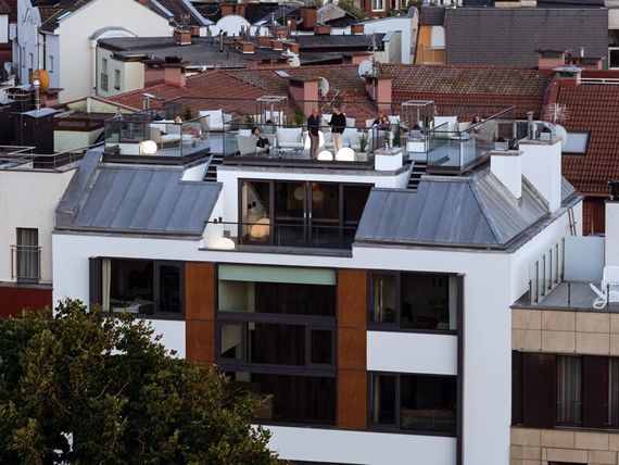 teren hotelu, balkon / taras
