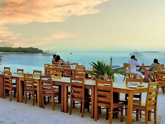 restauracja, plaża
