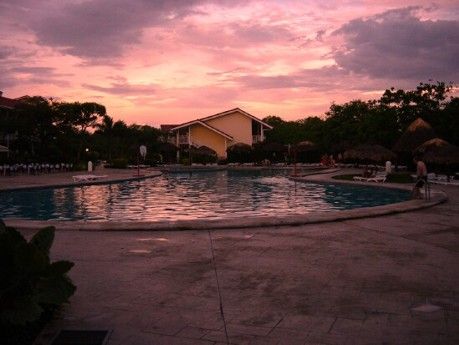 teren hotelu, basen
