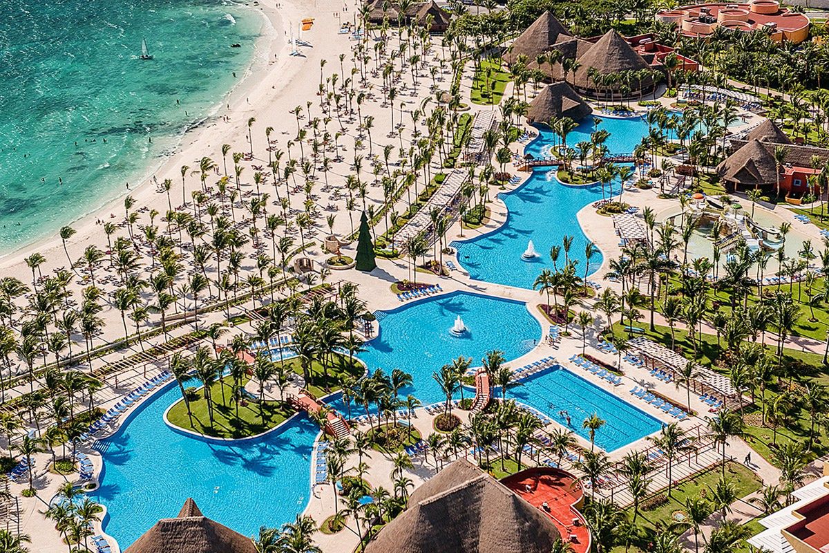 teren hotelu, plaża