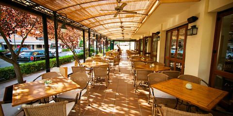 teren hotelu, restauracja