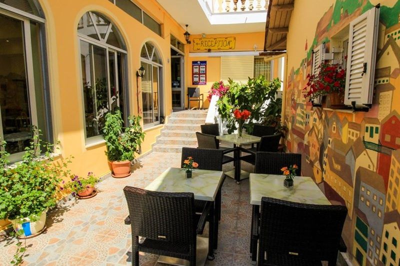 teren hotelu, balkon / taras