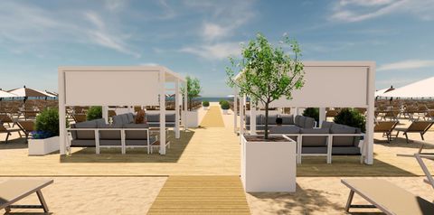 teren hotelu, plaża