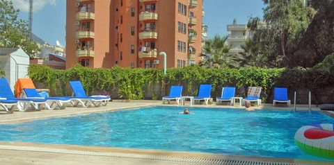 teren hotelu, obiekt, basen