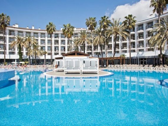 obiekt, teren hotelu, basen
