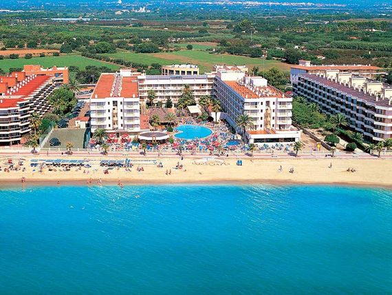 teren hotelu, plaża
