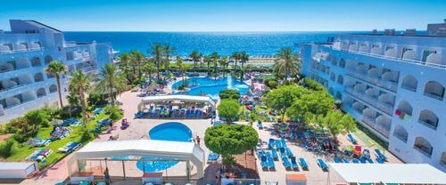 plaża, teren hotelu, basen