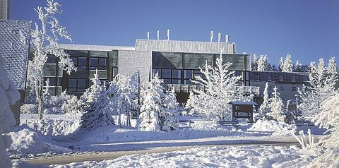 teren hotelu, obiekt