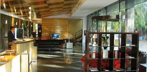 teren hotelu, recepcja / lobby