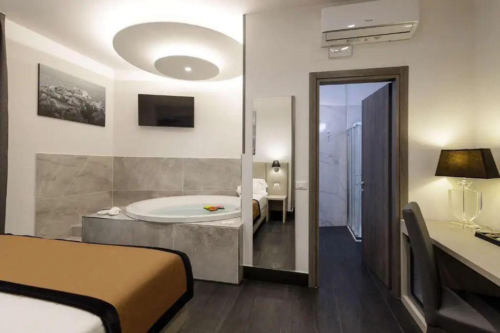 jacuzzi, łazienka, pokój