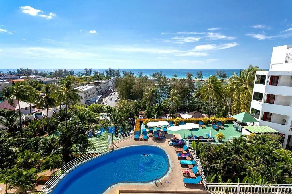 teren hotelu, basen