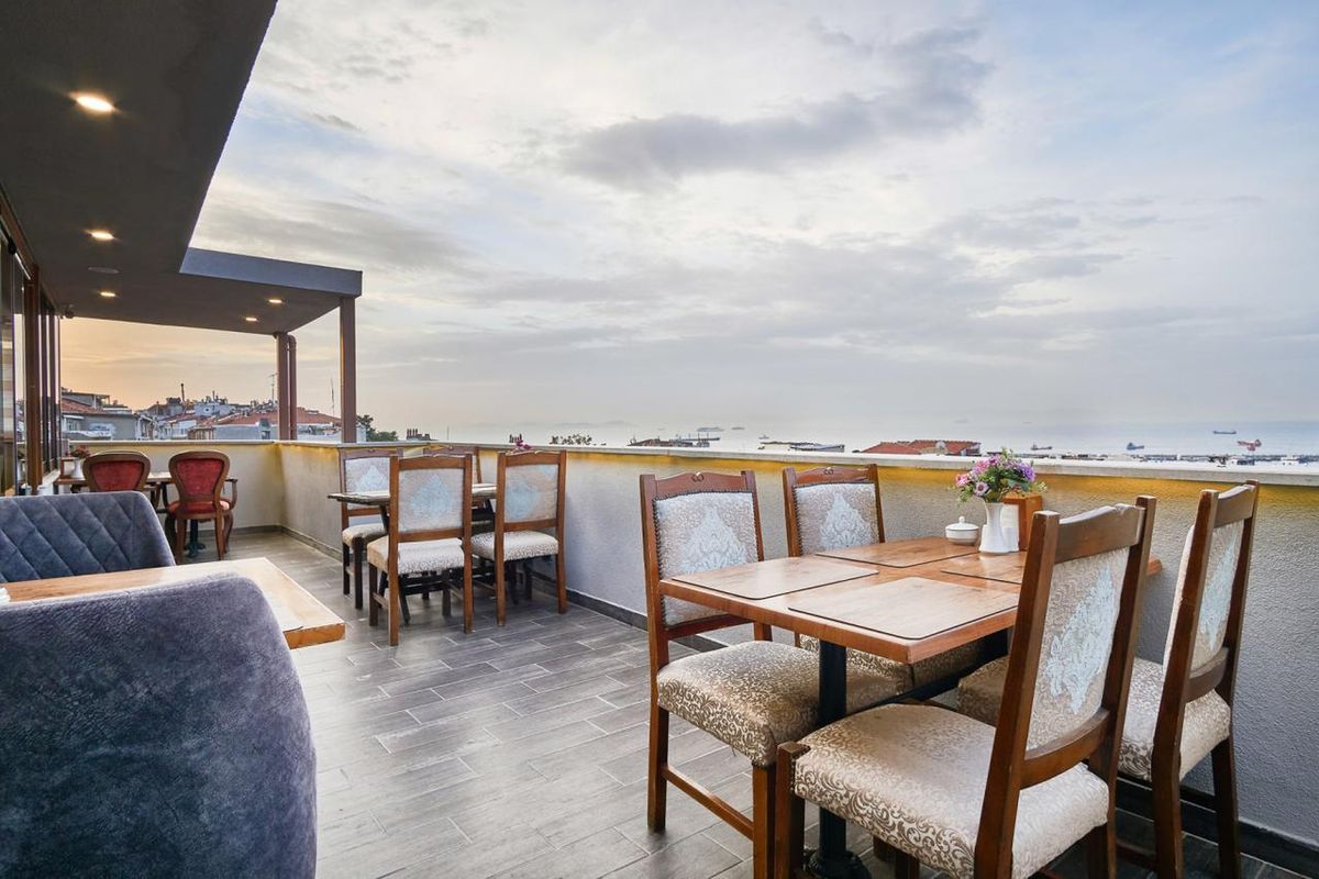 teren hotelu, balkon / taras