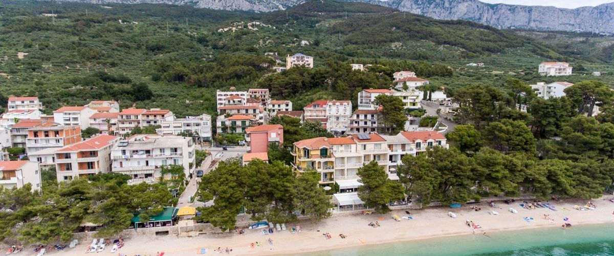 obiekt, teren hotelu, plaża