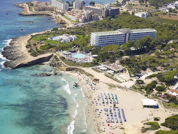teren hotelu, plaża