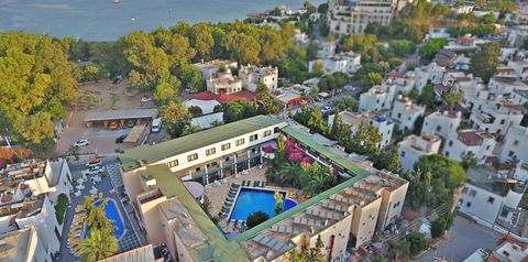 obiekt, teren hotelu, basen