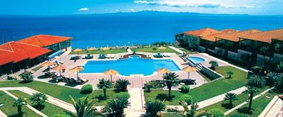 obiekt, teren hotelu, basen