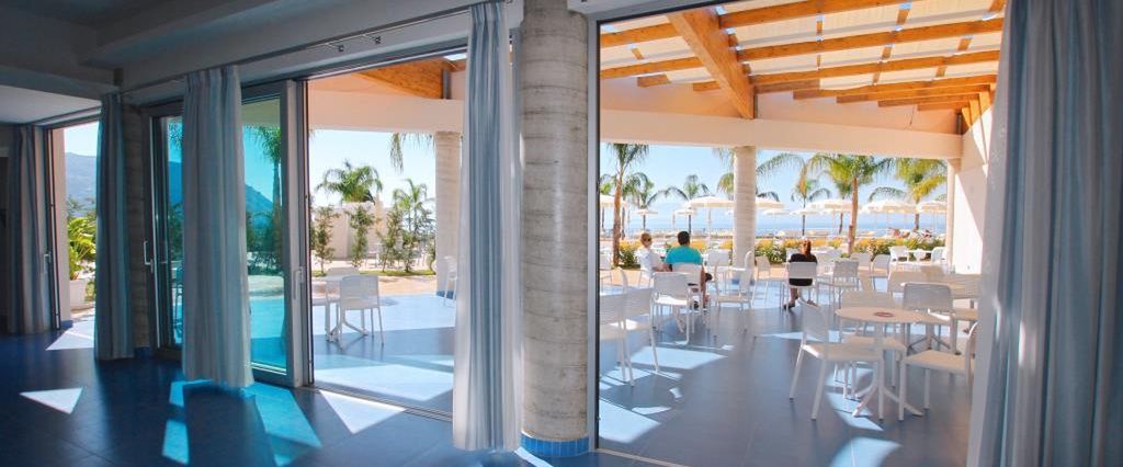 teren hotelu, restauracja