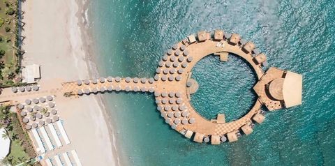 teren hotelu, plaża