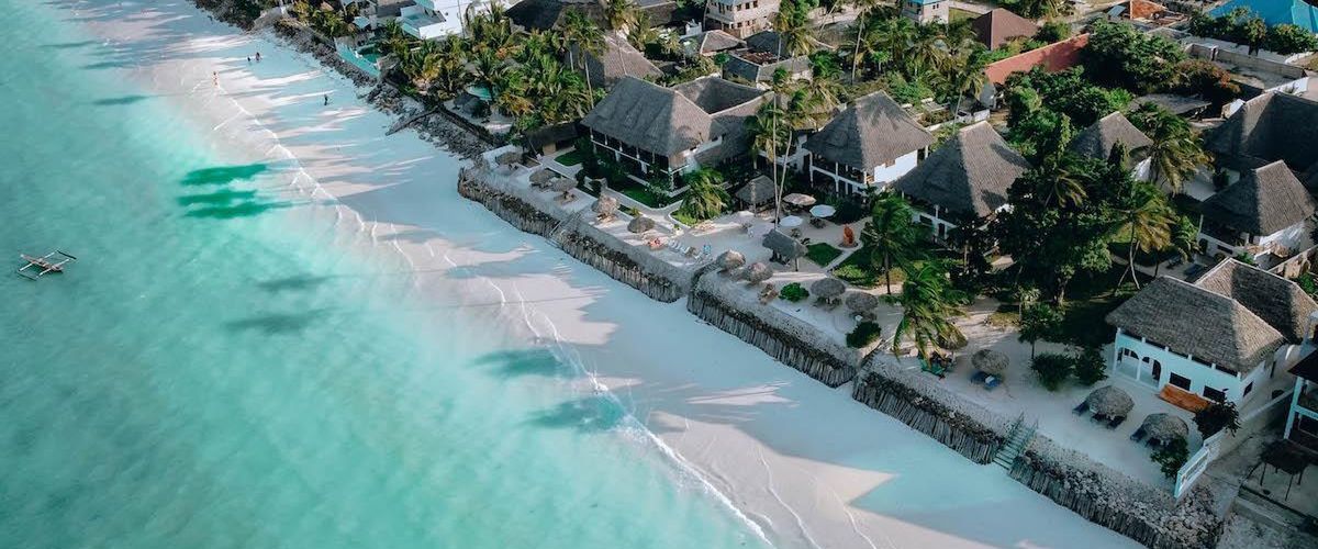 obiekt, teren hotelu, plaża