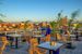 teren hotelu, restauracja, góry