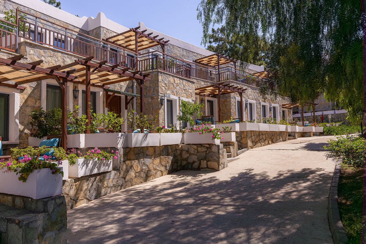 obiekt, teren hotelu