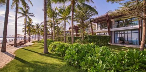 obiekt, teren hotelu, plaża