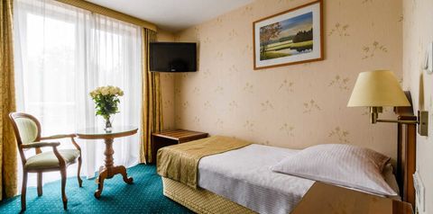 teren hotelu, pokój