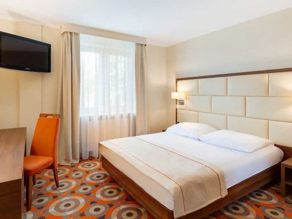 teren hotelu, pokój