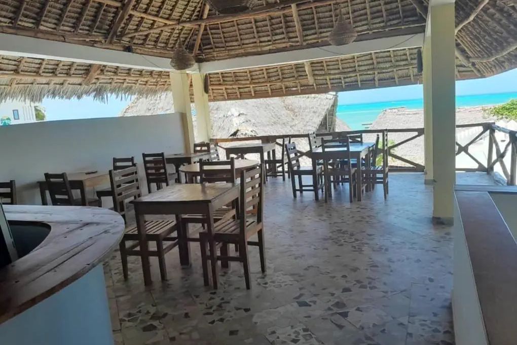 plaża, restauracja