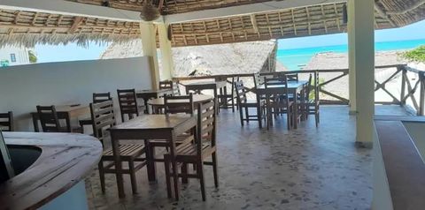 plaża, restauracja