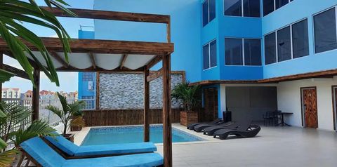 teren hotelu, obiekt, basen