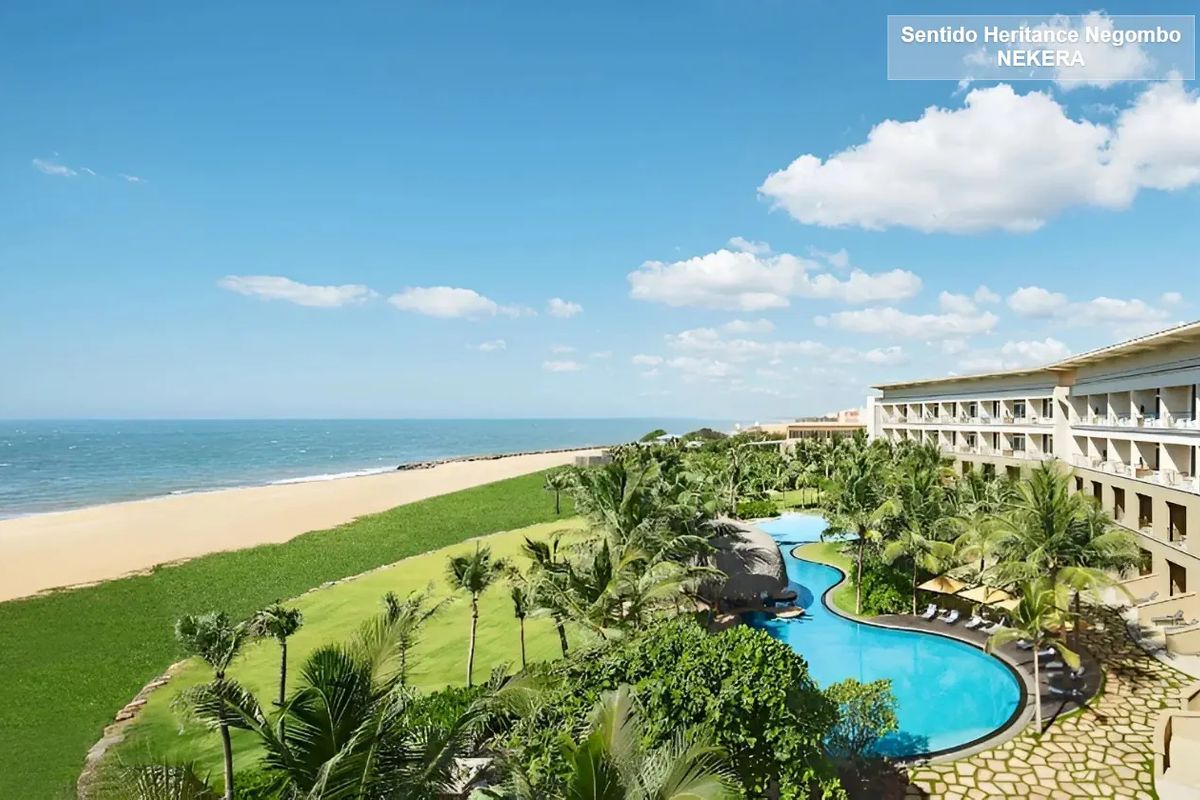 plaża, teren hotelu, obiekt