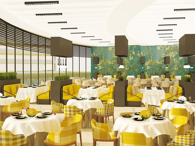restauracja, wizualizacja