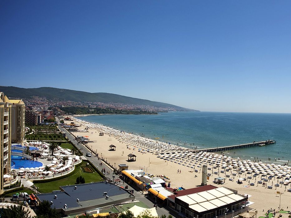 teren hotelu, plaża