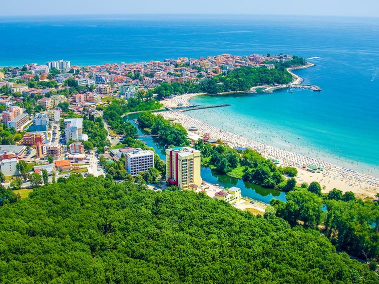 teren hotelu, plaża