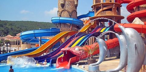 aquapark, zjeżdżalnia