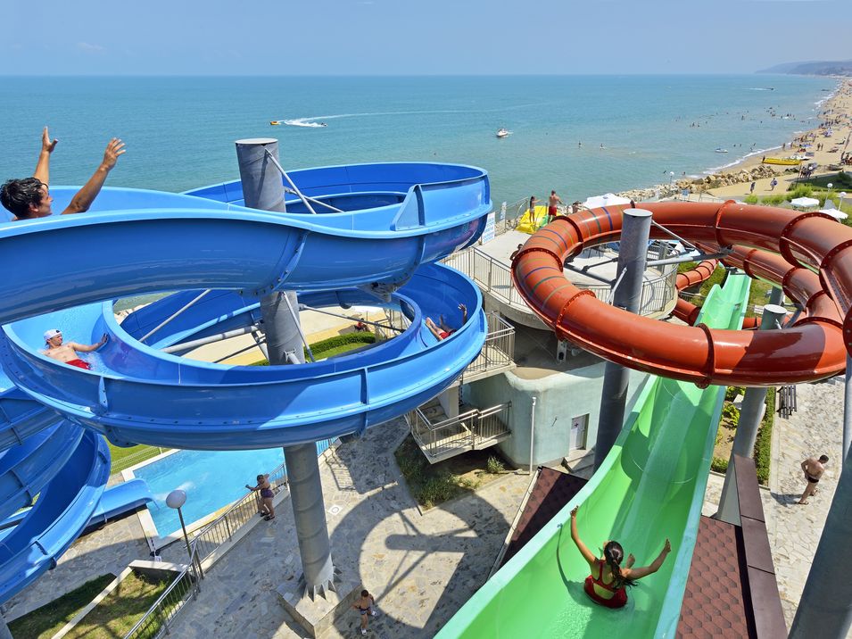 aquapark, zjeżdżalnia