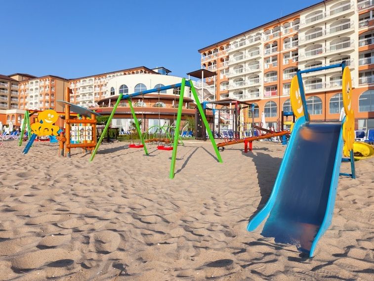 plac zabaw, plaża