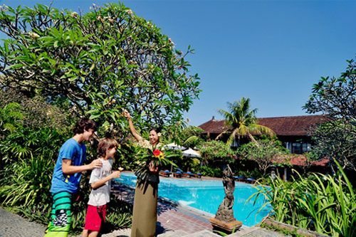 teren hotelu, basen