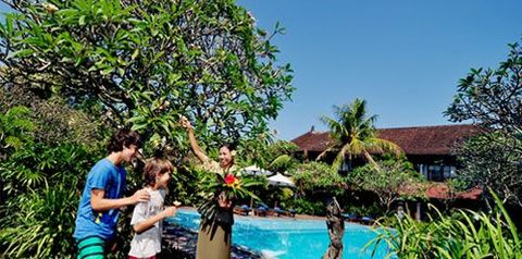 teren hotelu, basen