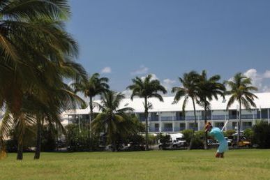 teren hotelu, pole golfowe, obiekt