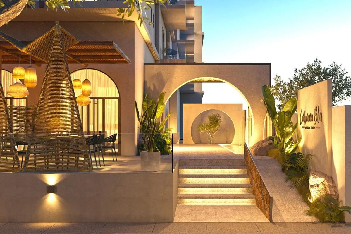 obiekt, teren hotelu, restauracja