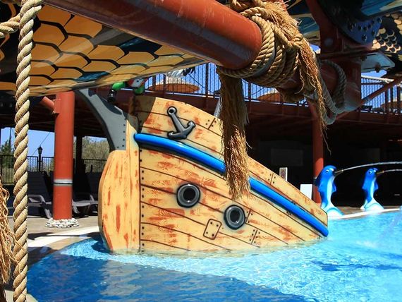 basen, aquapark, zjeżdżalnia, brodzik