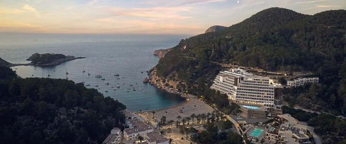 obiekt, teren hotelu, plaża