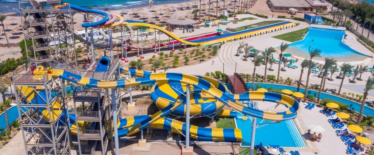 aquapark, zjeżdżalnia, plaża