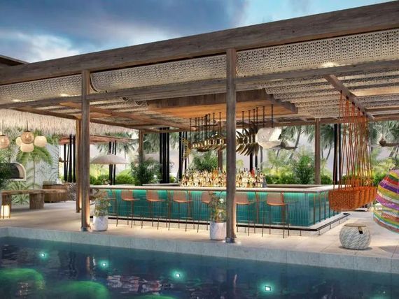 pool bar, basen