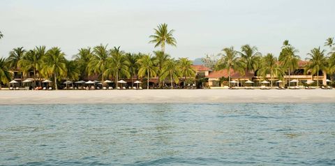 teren hotelu, plaża, obiekt