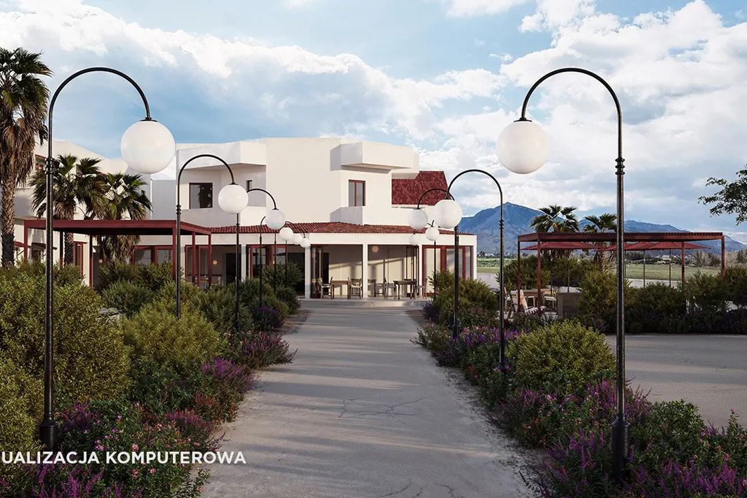 teren hotelu, obiekt